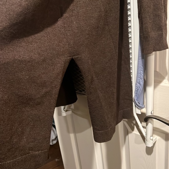 Dark brown long cardigan sweater - XL 89th&Madison - Picture 4 of 4